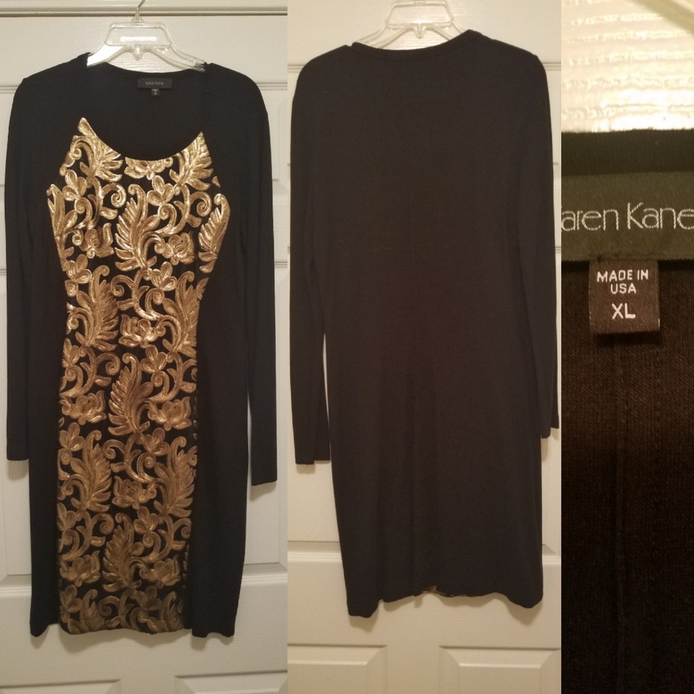 Black Knit Party Dress